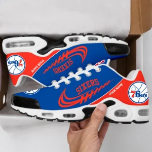 Limited Edition – Customized NBA Philadelphia 76Ers Air Max Plus Sneakers