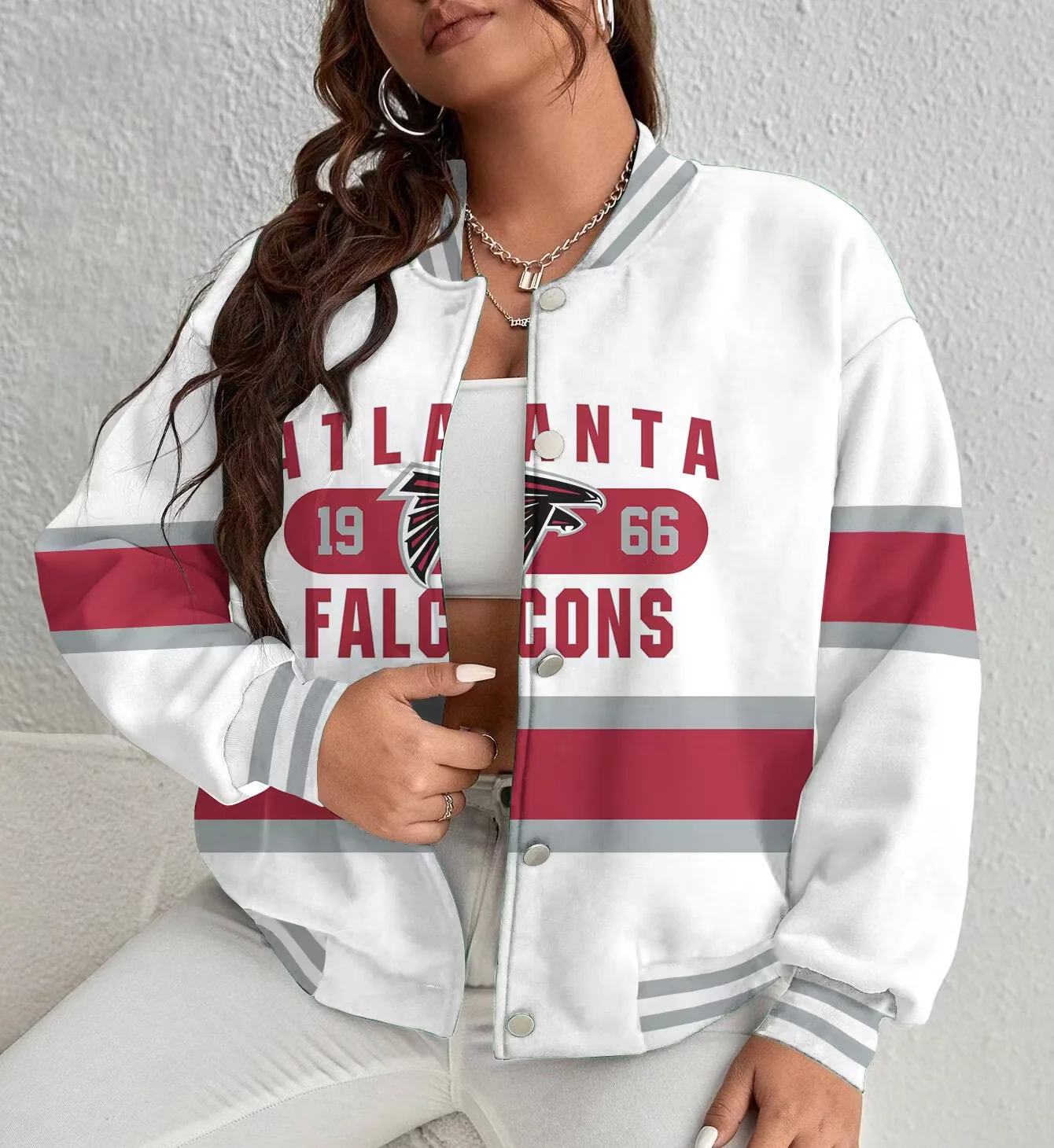 Limited Edition – Customized NFL Atlanta Falcons Satin Varsity & Baseball Jacket