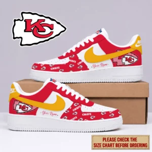 Limited Edition – Customized NFL Kansas City Chiefs Af1 Shoes