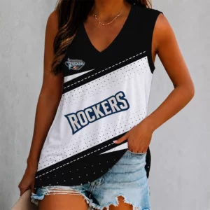 Limited Edition – New Customized WNBA Cleveland Rockers Women’s V-Neck Tank Top