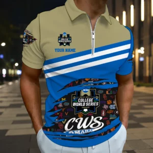 Limited Edition – Customized NCAA All Teams Zip Polo Shirt