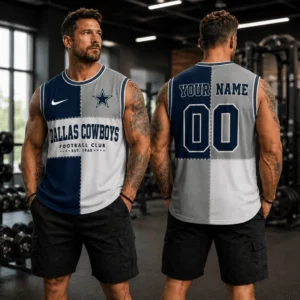 Limited Edition – Customized NFL Dallas Cowboys Men’s Gym Shirt