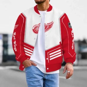 Limited Edition – Customized NHL Detroit Red Wings Satin Varsity Jacket & Baseball Jacket