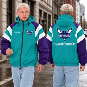 Limited Edition – Customized NBA Charlotte Hornets Windbreaker Jacket