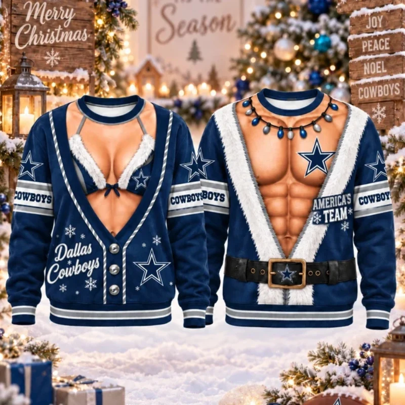 Limited Edition – Customized NFL Dallas Cowboys Christmas Unisex Sweatshirt