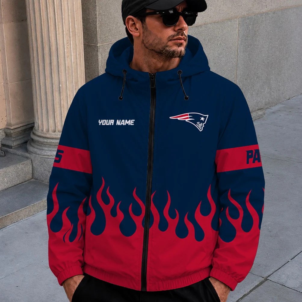Limited Edition – Customized NFL New England Patriots Windbreaker Jacket