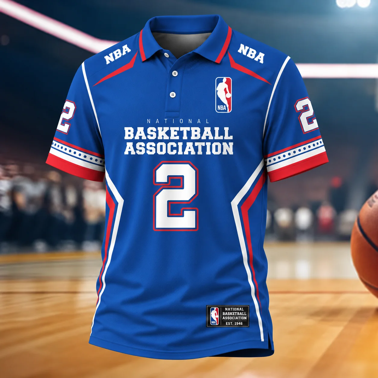 Limited Edition – Customized NBA National Basketball Association Polo Shirt