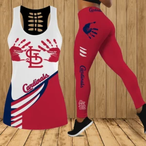Limited Edition – Customized MLB St. Louis Cardinals Hollow Tank Top & Leggings Set