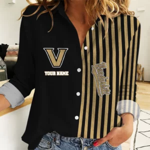 Limited Edition – Customized NCAA Vanderbilt Commodores Women Casual Shirt For Fan