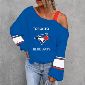 Limited Edition – Customized MLB Toronto Blue Jays Drop Shoulder Sweatshirt