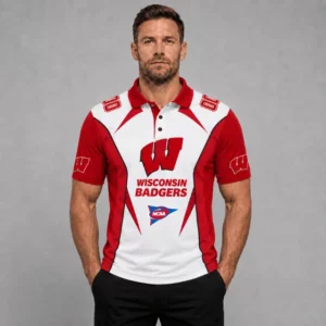 Limited Edition – Customized NCAA Wisconsin Badgers Polo Shirt