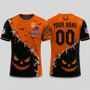 Limited Edition – Customized NFL Buffalo Bills Halloween Unisex T-Shirt
