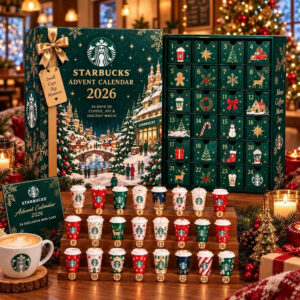 Starbucks 2026 Advent Calendar 24 Days Christmas Countdown Xmas Gifts Ideas
