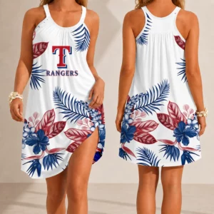 Limited Edition – Customized MLB Texas Rangers Camisole Dress
