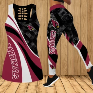 Limited Edition – Customized NFL Arizona Cardinals Hollow Tank Top & Leggings Set