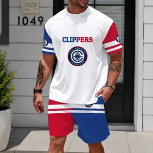 Limited Edition – Customized NBA Los Angeles Clippers Unisex T-Shirt & Shorts Set