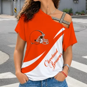 Limited Edition – Customized NFL Cleveland Browns Shoulder Shirt