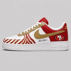 Limited Edition – Customized NFL San Francisco 49Ers Af1 Shoes