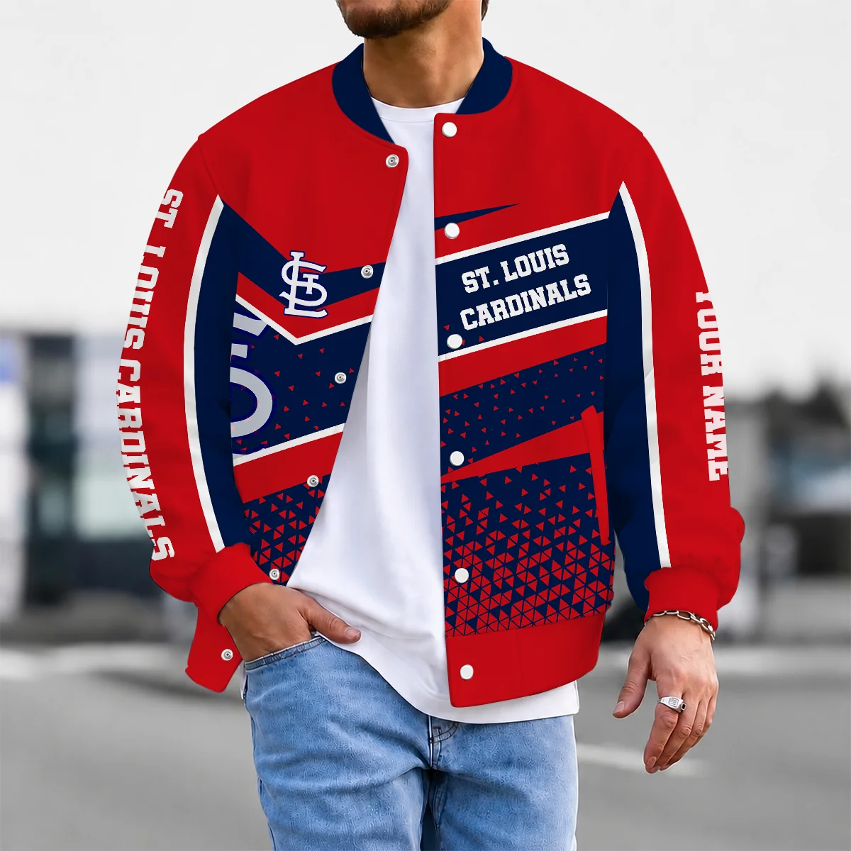 Limited Edition – Customized MLB St. Louis Cardinals Satin Varsity & Baseball Jacket
