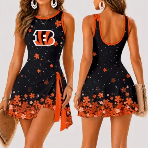 Limited Edition – Customized NFL Cincinnati Bengals Women’s Summer Skort Dress
