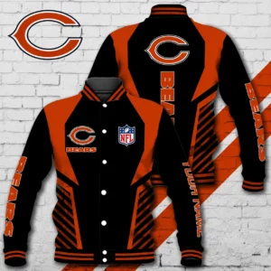 Limited Edition – Customized NFL Chicago Bears Satin Varsity & Baseball Jacket