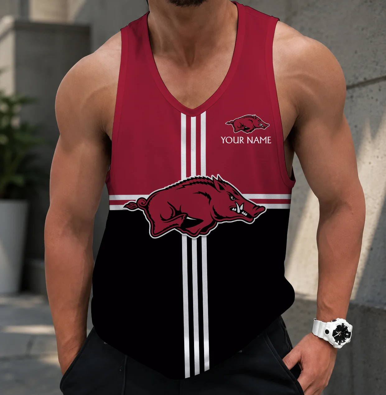 Limited Edition – Customized NCAA Arkansas Razorbacks Unisex Tank Top