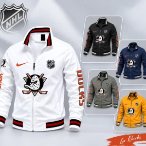 Limited Edition – Customized NHL Anaheim Ducks Multicolor Men’s Casual Jacket