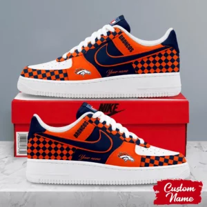 Limited Edition – Customized NFL Denver Broncos Af1 Shoes