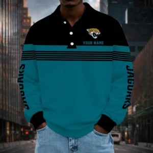 Limited Edition – Customized NFL Jacksonville Jaguars Long Sleeve Polo Shirt