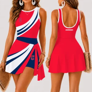 Limited Edition – Customized MLB Cleveland Guardians Women’s Summer Skort Dress