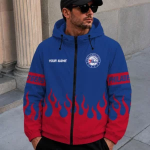 Limited Edition – Customized NBA Philadelphia 76Ers Windbreaker Jacket