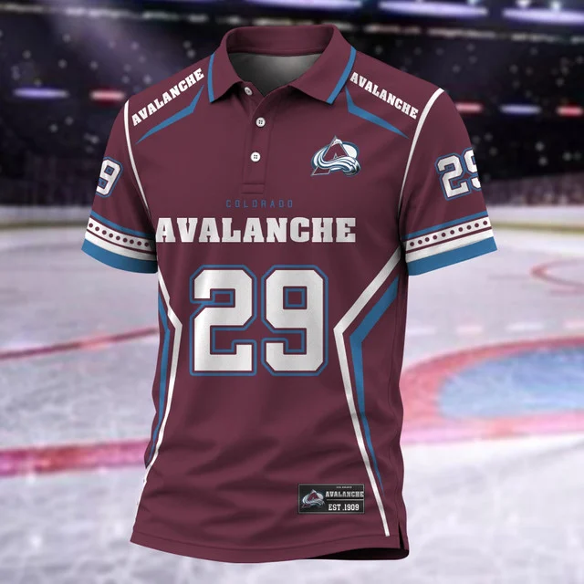 Limited Edition – Customized NHL Colorado Avalanche Polo Shirt