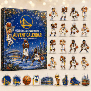 Golden State Warriors Christmas Advent Calendar Xmas Eve Countdown Best Fans Gifts