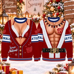 Limited Edition – Customized MLB Washington Nationals Christmas Unisex Sweatshirt