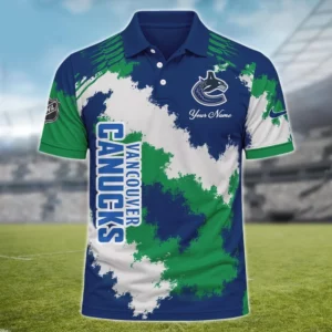 Limited Edition – Customized NHL Vancouver Canucks Polo Shirt