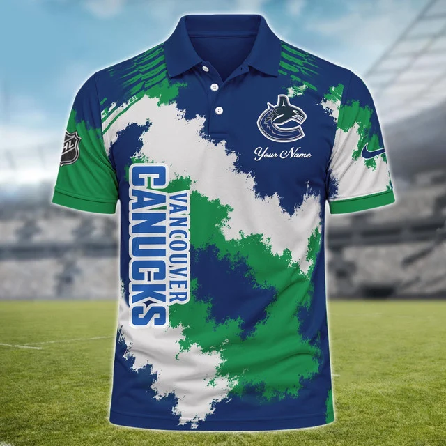 Limited Edition – Customized NHL Vancouver Canucks Polo Shirt