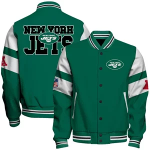 Limited Edition – Customized NFL New York Jets Satin Varsity & Baseball Jacket