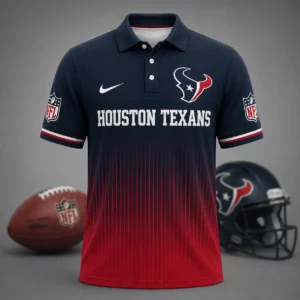 Limited Edition – Customized NFL Houston Texans Polo Shirt