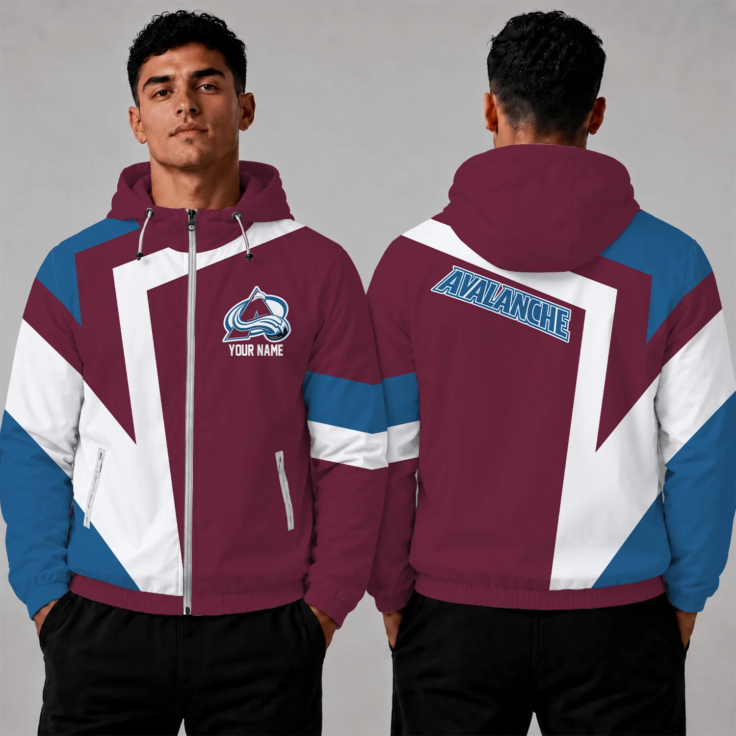 Limited Edition – Customized NHL Colorado Avalanche Windbreaker Jacket