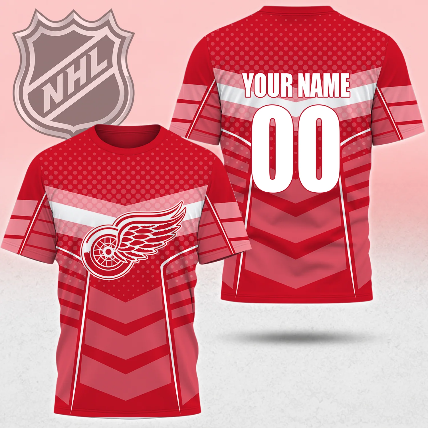 Limited Edition – Customized NHL Detroit Red Wings Unisex T-Shirt