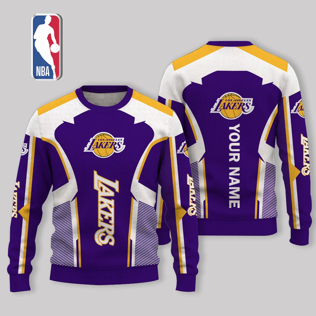 Limited Edition – Customized NBA Los Angeles Lakers Ugly Sweater