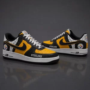 Limited Edition – Customized NFL Pittsburgh Steelers X Spider Air force 1 Shoes