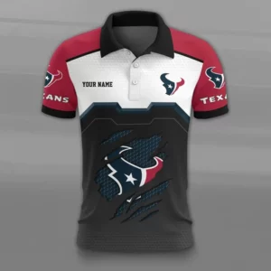 Limited Edition – Customized NFL Houston Texans Polo Shirt