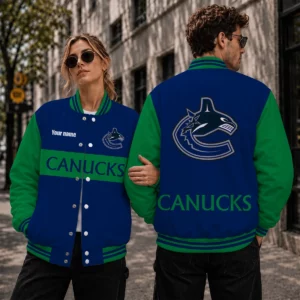 Limited Edition – Customized NHL Vancouver Canucks Satin Varsity Jacket & Baseball Jacket