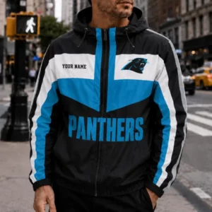 Limited Edition – Customized NFL Carolina Panthers Windbreaker Jacket