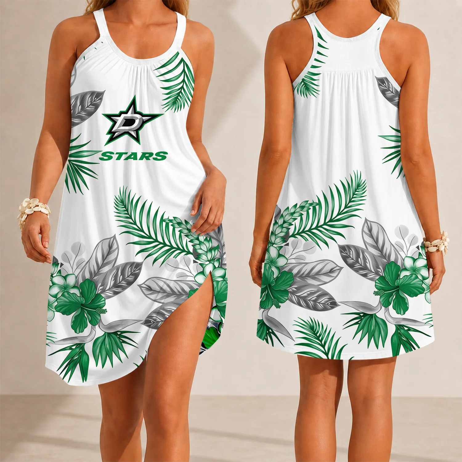 Limited Edition – Customized NHL Dallas Stars Camisole Dress