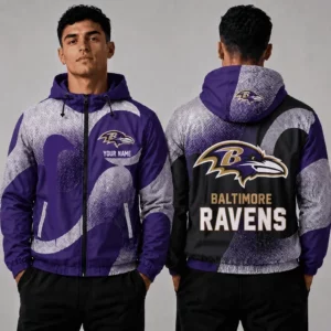 Limited Edition – Customized NFL Baltimore Ravens Windbreaker Jacket