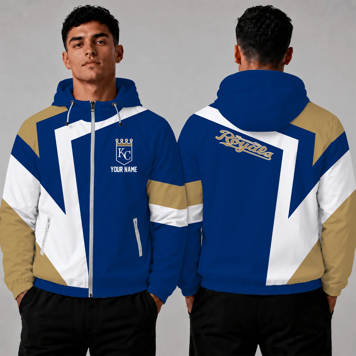 Limited Edition – Customized MLB Kansas City Royals Windbreaker Jacket