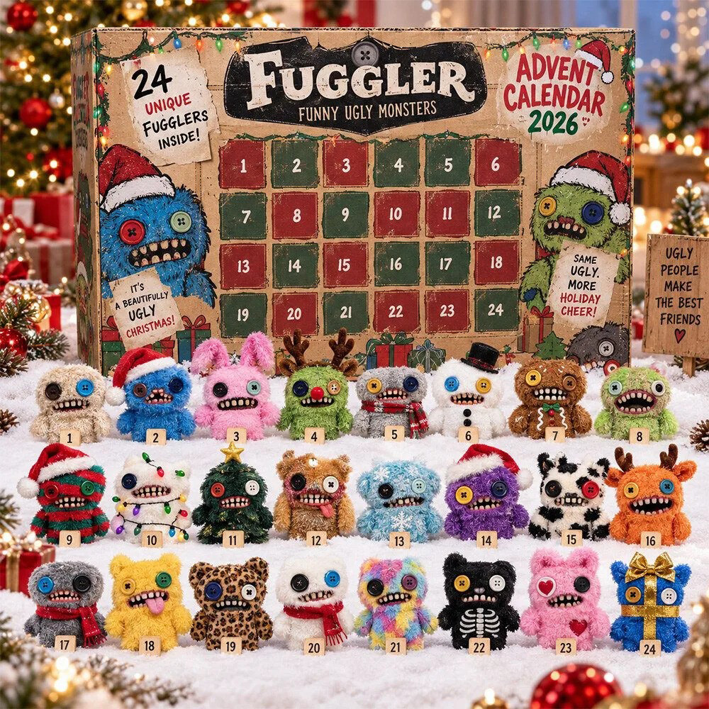 Fuggler 2026 Advent Calendar Funny Ugly Monsters Fuggler Merch Christmas Gift For Fan