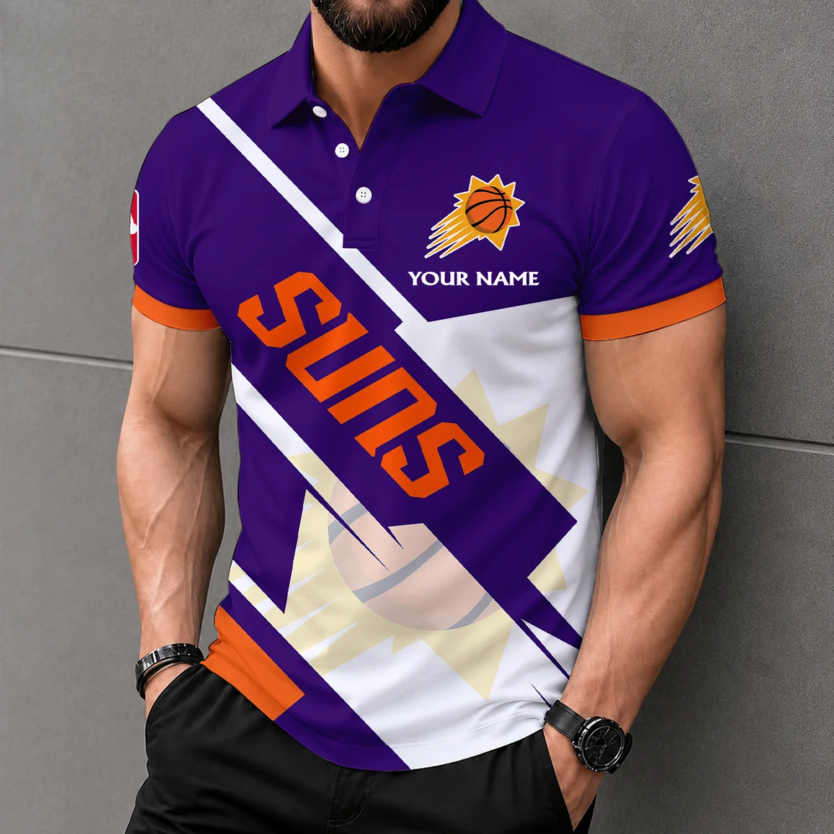 Limited Edition – Customized NBA Phoenix Suns Polo Shirt